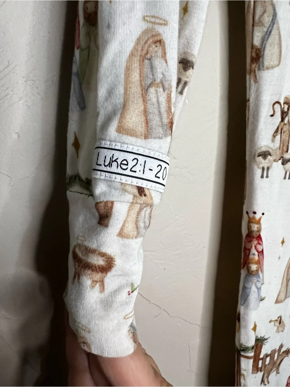 Holy Pals Luke2:1-20 Away in the Manger Nativity Viscose From Bamboo Pajamas